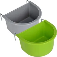 Klatki i wyposażenie dla ptaków - AniOne Plastikowa miska wisząca 320 ml - miniaturka - grafika 1