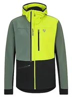 Kurtki męskie - Ziener Męska kurtka hybrydowa/aktywna NIKADO | oddychająca, wiatroszczelna, wentylacyjna, gorzki lemon.green mud, 56 - miniaturka - grafika 1