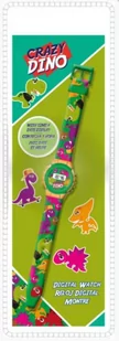 Kids Euroswan, Crazy Dino, Zegarek cyfrowy - Zabawki interaktywne dla dzieci - miniaturka - grafika 1