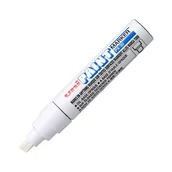 Kredki, ołówki, pastele i pisaki - Uni BALL Mitsubishi Pencil Marker olejowy PX-30 BIAŁY (końcówka ścięta 4.8 - 8.5 mm) - miniaturka - grafika 1