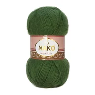 Pasmanteria - Włóczka ANGORA LUKS 100g kolor: 10665 / ciemny zielony - miniaturka - grafika 1