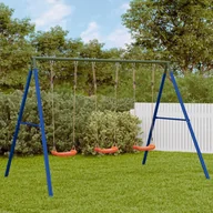 Place zabaw - Huśtawka vidaXL vidaXL Huśtawka ogrodowa z 3 siedziskami - miniaturka - grafika 1