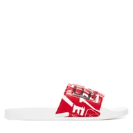 Klapki i japonki męskie - Klapki EA7 Emporio Armani 7X000108 AF15118 M0113 Czerwony - miniaturka - grafika 1