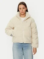 Kurtki damskie - Helly Hansen Kurtka zimowa YU Teddy Pile 54065 Beżowy Regular Fit - miniaturka - grafika 1