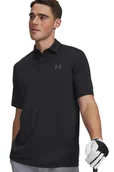 Koszulki męskie - Koszulka męska polo UNDER ARMOUR Matchplay czarna - miniaturka - grafika 1