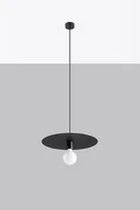 Lampy sufitowe - Sollux Lighting Lampa wisząca FLAVIO czarna - miniaturka - grafika 1