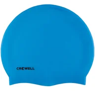 Pływanie - Czepek pływacki silikonowy dla dorosłych Crowell Mono Breeze niebieski - miniaturka - grafika 1