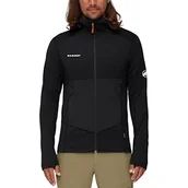 Kurtki męskie - Mammut Kurtka męska 1014 Midlayer Taiss, czarna, regular, czarny, M - miniaturka - grafika 1
