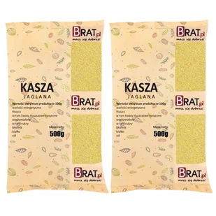 Kasza jaglana 1kg (2x500g) - Kasza - miniaturka - grafika 1