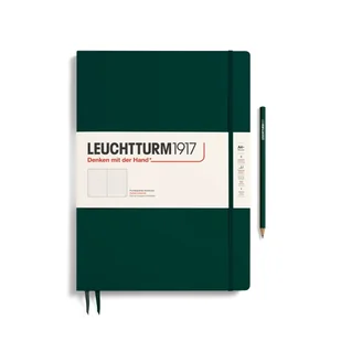 Notatnik Leuchtturm1917 Master Slim A4+, Kropki, Forest Green - Notesy i bloczki - miniaturka - grafika 1
