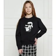 Bluzy dla dziewczynek - Karl Lagerfeld Kids Bluza Regular Fit - miniaturka - grafika 1