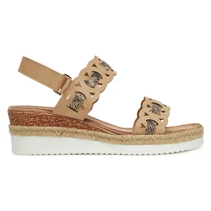 Clara Barson WS2189-52 Beżowy - Espadryle damskie - miniaturka - grafika 1