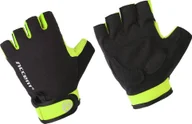 Rękawiczki rowerowe - Accent Rękawiczki Accent Bora czarno-żółte fluo XXL M - miniaturka - grafika 1