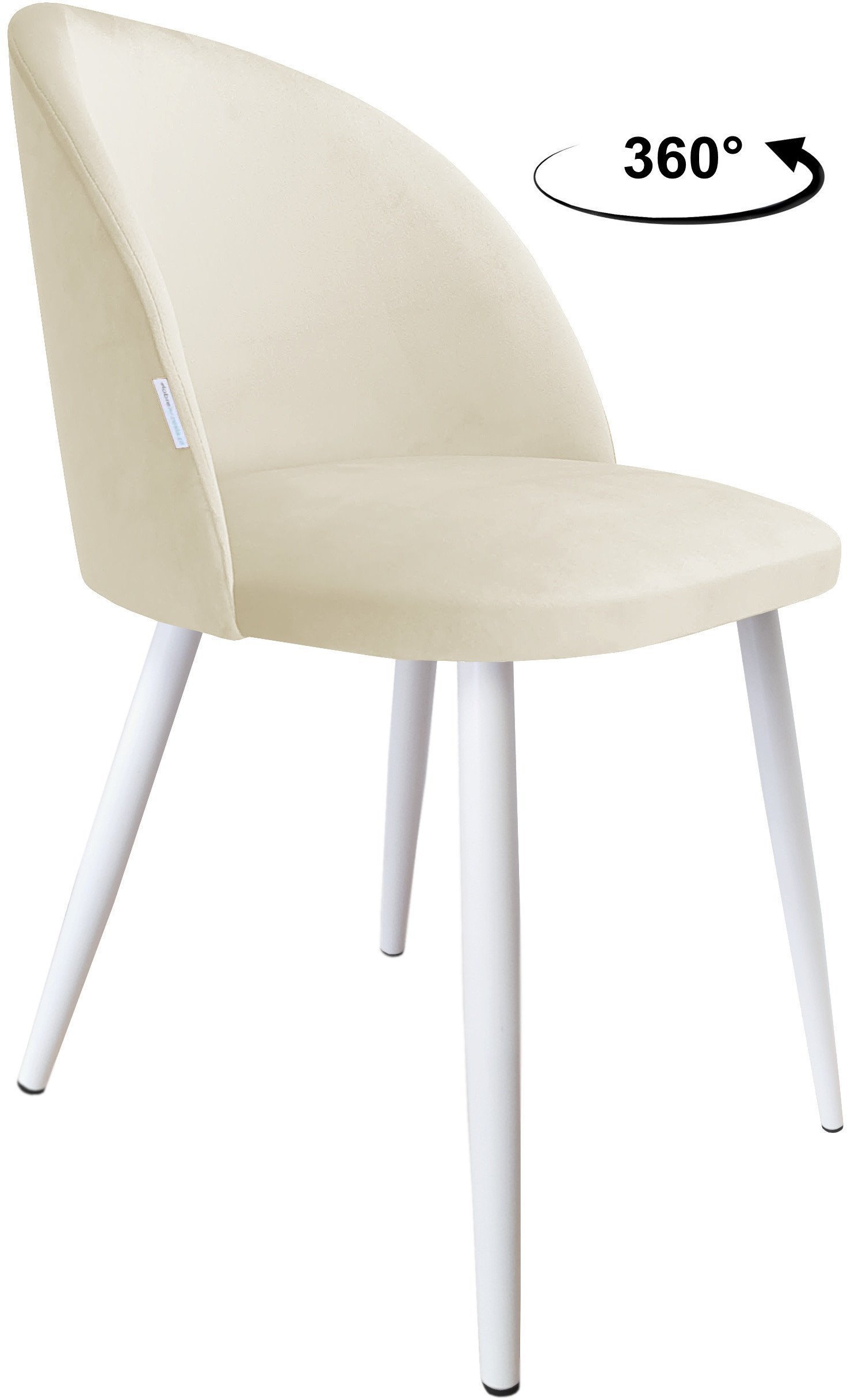 Krzesło obrotowe Colin podstawa biała MG50