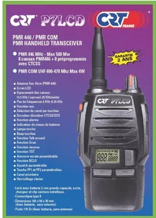 CRT P7 LCD PMR 466 - Krótkofalówki - miniaturka - grafika 3