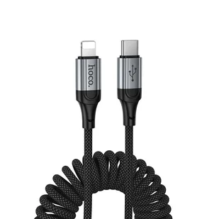 Kabel USB C do Lightning Hoco PD 2,4A 1,5 m X121 czarny - Kable USB - miniaturka - grafika 1