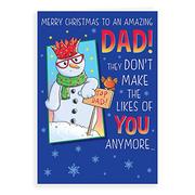 Kartki okolicznościowe i zaproszenia - Humor kartka świąteczna dla taty - 23 x 15 cm - Regal Publishing - miniaturka - grafika 1