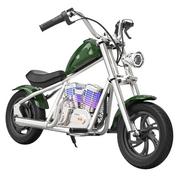 Motocykle - Motocykl elektryczny dla dzieci Hyper GOGO Cruiser 12 Plus z aplikacją, 12 cali, 160W, 5,2Ah, głośnik Bluetooth - zielony - miniaturka - grafika 1