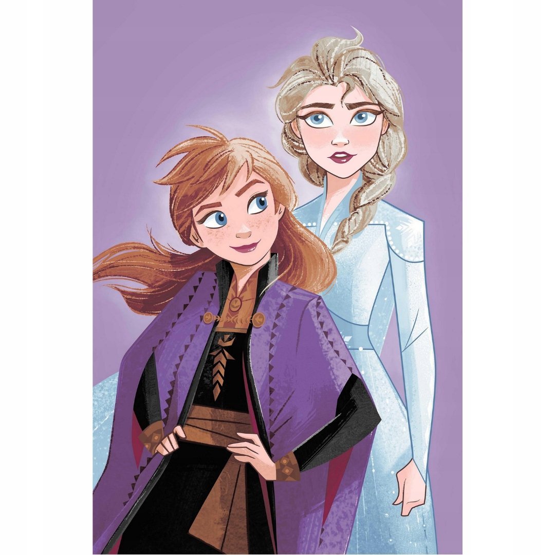 Kraina Lodu Anna i Elsa Koc Miękki Ciepły Bajkowy 100x150