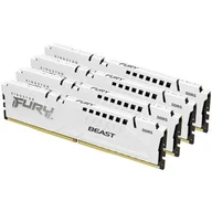 Pamięci RAM - KINGSTON FURY Beast 128GB 5600MT/s DDR5 CL40 DIMM Kit of 4 White XMP - miniaturka - grafika 1