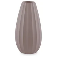 Wazony i flakony - Wazon COB kolor cappuccino styl boho do wewnątrz ameliahome - VASE/AH/COB/CACAO/18X33,5 - miniaturka - grafika 1