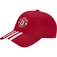 Czapki i chusty sportowe męskie - Czapka adidas Manchester United IY0441 czerwony OSFM - miniaturka - grafika 1