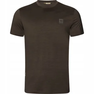 T-Shirt koszulka myśliwska Harkila Base All Season S/S Shadow Brown XXL - Pozostała odzież narciarska - miniaturka - grafika 1