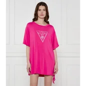 Koszulki i topy damskie - Guess T-shirt Coulisse | Relaxed fit - miniaturka - grafika 1