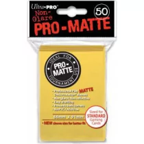 Ultra-Pro Deck Protector Sleeves - Pro-Matte Non-Glare - Yellow - Akcesoria do gier planszowych - miniaturka - grafika 1