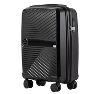 Walizki - Walizka kabinowa Wings S, 100% Polipropylen, Black - miniaturka - grafika 1