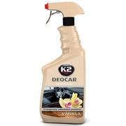 Zapachy samochodowe - K2 Deocar Odświeżacz Powietrza Vanilla 700Ml CH927 - miniaturka - grafika 1