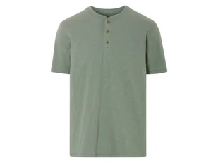 LIVERGY® T-shirt męski z bawełny (Zielony, S (44/46)) - Koszulki męskie LIVERGY® T-shirt męski z bawełny (Zielony, S (44/46)) - Koszulki męskie - miniaturka - grafika 1