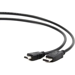 Gembird Kabel DisplayPort HDMI 5m Czarny CC-DP-HDMI-5M CC-DP-HDMI-5M - Kable - miniaturka - grafika 1