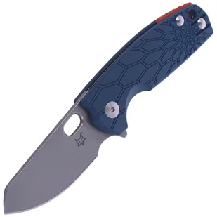 Nóż składany Fox Baby Core FRN Blue, Stonewashed N690 by Jesper Voxnaes (FX-608 BL) - Noże - miniaturka - grafika 5