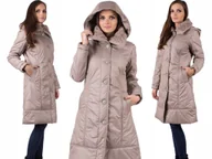 Płaszcze damskie - KLASYCZNY PŁASZCZ KAPTUR HURT -80% K11534XLCAP - miniaturka - grafika 1