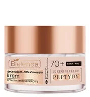 Kremy do twarzy - Bielenda Ujędrniające Peptydy Ujędrniająco-odbudowujący krem przeciwzmarszczkowy 70+ dzień/noc 50ml - miniaturka - grafika 1