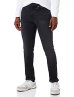 Spodenki męskie - Tommy Hilfiger Męskie spodnie jeansowe Slim Bleecker Pstr Blair czarne, Blair Czarny, 40W / 34L - miniaturka - grafika 1