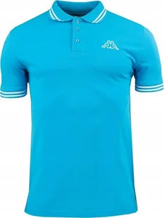 Kappa Koszulka męska polo Kappa niebieska 709361 17-4435 S - Koszulki męskie - miniaturka - grafika 1