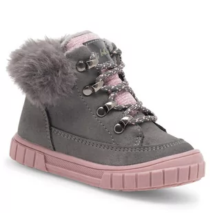 Trzewiki Nelli Blu AVO-505-076 Szary - Buty dla dziewczynek - miniaturka - grafika 1
