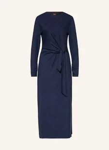 Boss Sukienka Etui Erlot blau - Sukienki - miniaturka - grafika 1