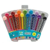 Przybory szkolne - Markery z pomponem 15szt STnux - miniaturka - grafika 1