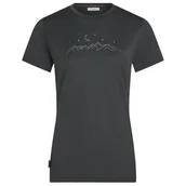 Koszulki sportowe damskie - Koszulka damska Icebreaker Women Merino 150 Tech Lite SS Tee Sparkling Stars Rozmiar: L / Kolor: ciemnoszary - miniaturka - grafika 1