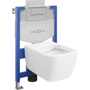 Mexen zestaw podtynkowy WC stelaż Fenix XS-U z miską WC Margo, biały - Stelaże i zestawy podtynkowe do WC - miniaturka - grafika 1
