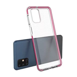 Spring Case pokrowiec żelowe etui z kolorową ramką do Samsung Galaxy M51 czarny - Etui i futerały do telefonów - miniaturka - grafika 4