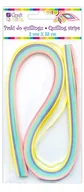 Quilling - DP Craft Paski do Quillingu 3 mm pastelowe - miniaturka - grafika 1