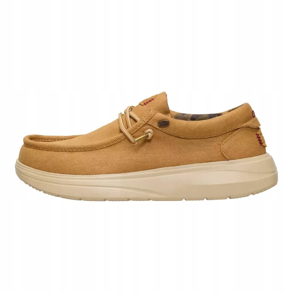 HeyDude Męskie Lekkie Mokasyny Buty Wsuwane Wally Comf Worn Twill 44