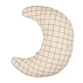 Poduszki do karmienia - Beżowa poduszka do karmienia Camel Check – Malomi Kids - miniaturka - grafika 1