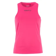 Koszulki i topy damskie - Damska koszulka bez rękawów CRAFT CORE ESSENCE SINGLET 2 W 1915290-738000 – Różowy - miniaturka - grafika 1