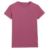 Koszulki sportowe damskie - Koszulka damska 4F Tshirt F2439 Rozmiar: M / Kolor: bordowy - miniaturka - grafika 1