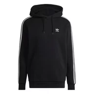 Bluzy męskie - Bluza z kapturem męska adidas ORIGINALS 3-Stripes czarna IA6346-XL - miniaturka - grafika 1